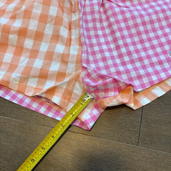 Eleven By Venus Williams Women’s Cindy Short Coral Fuschia Check size Medium NWT - Picture 2 of 5